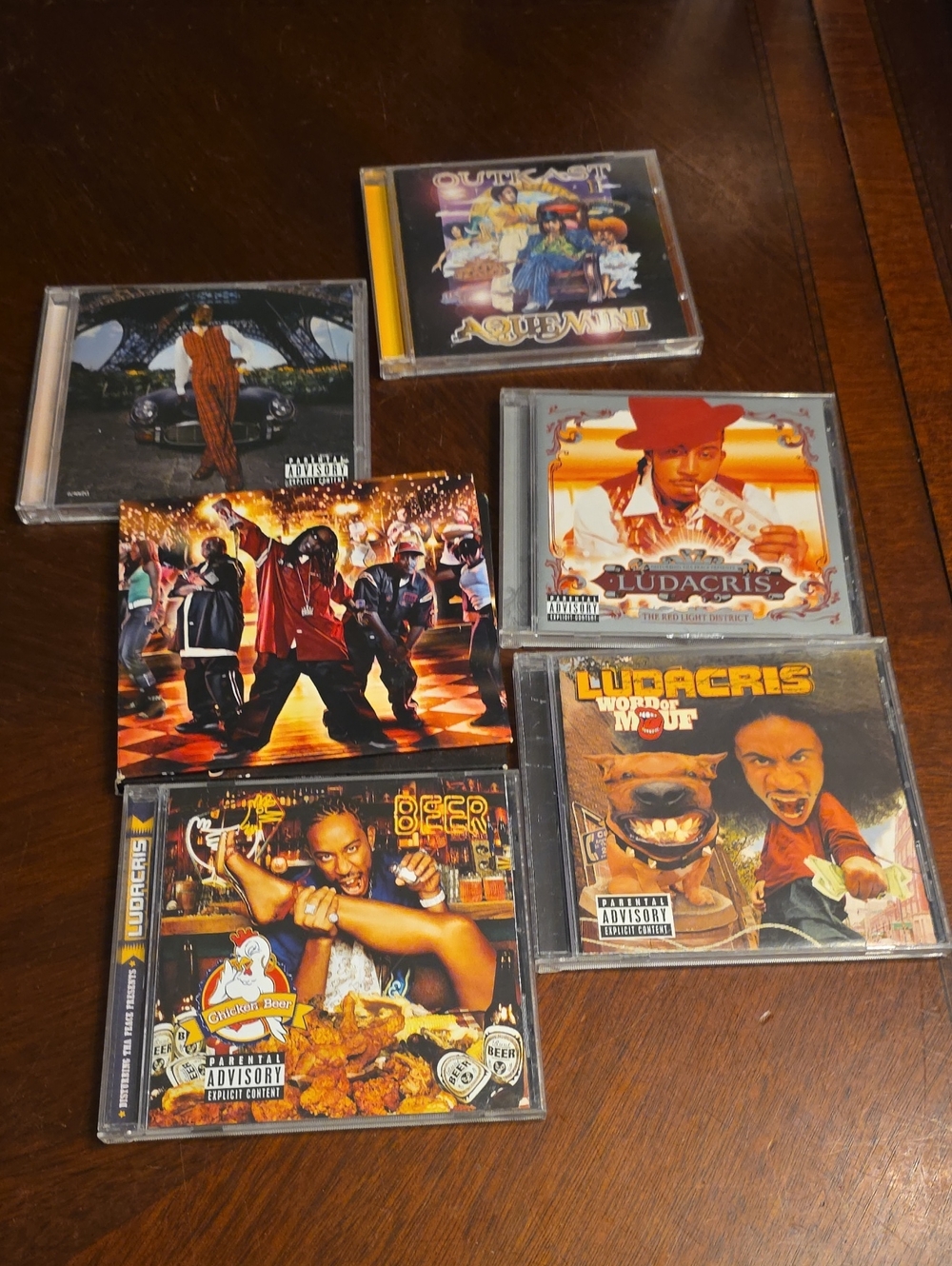 Ludacris CD Lot — Multiple Album Covers with Colorful Artwork